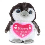 Mothers Day Plush – Grey Penguin 9 Inch – Super Soft Plush