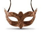 Venetian Metallic Masquerade Ball Mask – Copper – Steampunk
