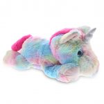 Laying Rainbow Unicorn – Super-Soft Plush