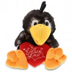 I Love You Valentines – Sitting Crow – Super Soft Plush
