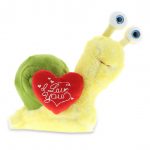 I Love You Valentines – Yellow Snail – Super Soft Plush