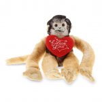 I Love You Valentines – Long Arm Hanging Squirrel Monkey – Super Soft Plush