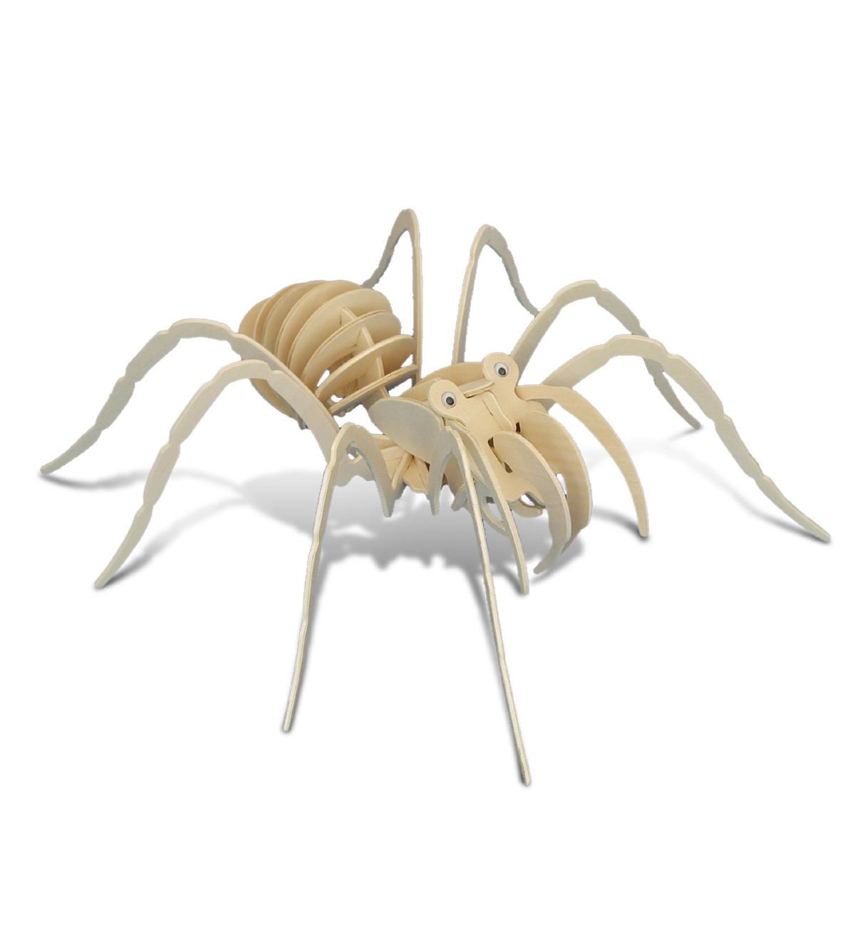 3D PRE-COLORED WOOD PUZZLE "TARANTULA" BY PUZZLED 