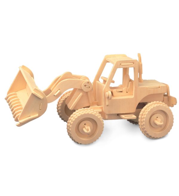 Crawler Tractor Bulldozer 3D Puzzle À faire soi-même Kit en bois modèle décorer Puzzle Cadeau 