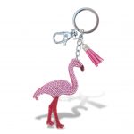 Flamingo – Sparkling Rhinestones Charm With Tassel