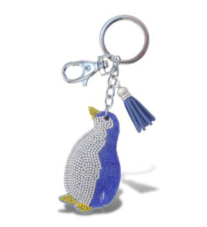 Penguin - Sparkling Rhinestones Charm With Tassel