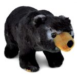 Standing Wild Black Bear – Super Soft Plush