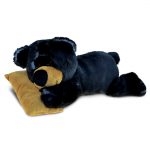 Sleeping Black Bear With Pillow – Super Soft Plush