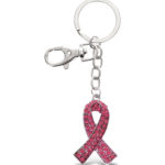 Pink Ribbon Keychain – Sparkling Charms