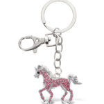 Pink Horse Keychain – Sparkling Charms