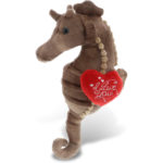 DolliBu I LOVE YOU Baby Soft Plush Seahorse – Valentine Stuffed Animal – 11.75″