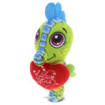 DolliBu I LOVE YOU Baby Soft Plush Green Seahorse – Valentine Plush Animal 5.5″