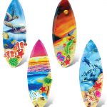 Colorful Surf Boards Summer Magnet  – Summer Magnet