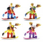 Snowboarding Moose – Bobble Magnet