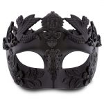 Venetian Royal Masquerade Ball Mask – Black – Steampunk