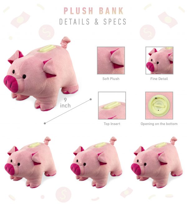 Fluffy sale piggy bank