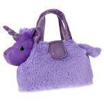 Purple Unicorn – Plush Purse Pet Carrier