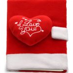 I Love You Red Heart – Plush Notebook