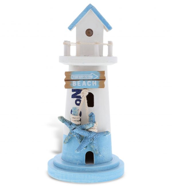 Blue Mist Lighthouse - Nautical Decor