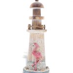 Flamingo Beach Lighthouse – Nautical Decor