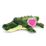 DolliBu Happy Mother’s Day Super Soft Plush Gator Figure – Cute Stuffed Animal with Pink Heart Message for Best Mommy, Grandma, Wife, Daughter – Cute Wild Life Plush Toy Gift – 18″ Inches