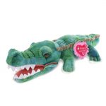 DolliBu Happy Mother’s Day Wild Collection Plush Alligator Figure – Cute Stuffed Animal with Pink Heart Message for Best Mommy, Grandma, Wife, Daughter – Cute Sea Life Plush Toy Gift – 24″ Inches
