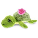 DolliBu Happy Mother’s Day Super Soft Plush Green Sea Turtle Figure – Cute Stuffed Animal with Pink Heart Message for Best Mommy, Grandma, Wife, Daughter – Cute Sea Life Plush Toy Gift – 9″ Inches