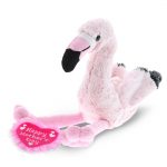 DolliBu Happy Mother’s Day Super Soft Plush Pink Flamingo Doll Figure – Cute Stuffed Animal with Pink Heart Message for Best Mommy, Grandma, Wife, Daughter – Cute Wild Life Plush Toy Gift – 8″ Inches