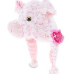 DolliBu Happy Mother’s Day Super Soft Pig Plush Hat – Cute Stuffed Animal Plush Hat with Pink Heart Message for Best Mommy, Grandma, Wife, Daughter – Cute Farm Life Plush Toy Gift – 17.5″ Inches