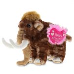 DolliBu Happy Mother’s Day Super Soft Plush Wild Mammoth Figure – Cute Stuffed Animal with Pink Heart Message for Best Mommy, Grandma, Wife, Daughter – Cute Wild Life Plush Toy Gift – 9″ Inches