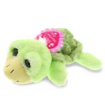 DolliBu Happy Mother’s Day Super Soft Plush Green Sea Turtle Figure – Cute Stuffed Animal with Pink Heart Message for Best Mommy, Grandma, Wife, Daughter – Cute Sea Life Plush Toy Gift – 11″ Inches