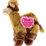 DolliBu Happy Mother’s Day Super Soft Plush Camel Figure – Cute Stuffed Animal with Pink Heart Message for Best Mommy, Grandma, Wife, Daughter – Cute Wild Life Animal Plush Toy Gift – 10″ Inches