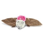 DolliBu Happy Mother’s Day Super Soft Plush Bat Doll Figure – Cute Stuffed Animal with Pink Heart Message for Best Mommy, Grandma, Wife, Daughter – Cute Wild Life Animal Plush Toy Gift – 14″ Inches
