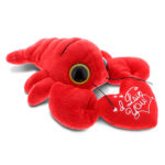 I Love You Valentines – Lobster – Big Eye 6 Inch Plush