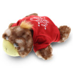 I Love You Valentines – Brown Sea Turtle Small – Super Soft Plush