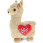 I Love You Valentines – Llama – Beige – Super-Soft Plush