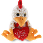 I Love You Valentines – Sitting Rooster – Super-Soft Plush