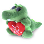 I Love You Valentines – Alligator – Big Eye 6 Inch Plush