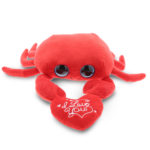 I Love You Valentines – Red Crab – Big Eye 6 Inch Plush
