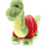 I Love You Valentines – Green Dinosaur – Super Soft Plush