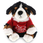 I Love You Valentines – Bernese Dog – Super Soft Plush