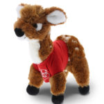 I Love You Valentines – Standing Deer Small – Super Soft Plush