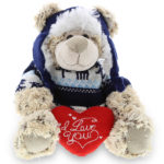 I Love You Valentines – Polar Bear – Super Soft Plush With Clothes