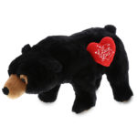 I Love You Valentines – Wild Large Black Bear – Super Soft Plush