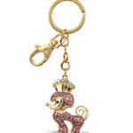 Magenta Poodle Queen Dog – Gold Sparkling Charms