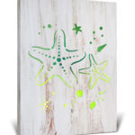 Starfish – Led Light Up Wall Picture Art