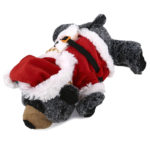 Lying Black Bear – Santa Super-Soft Plush
