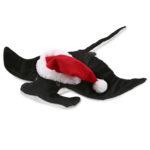 25″ Black Manta Ray – Santa Wild Collection Plush