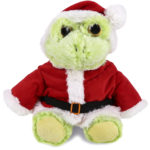 Sitting Frog – Santa Super-Soft Plush