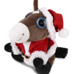 Large Horse – Santa Sparkle Eyes Plush